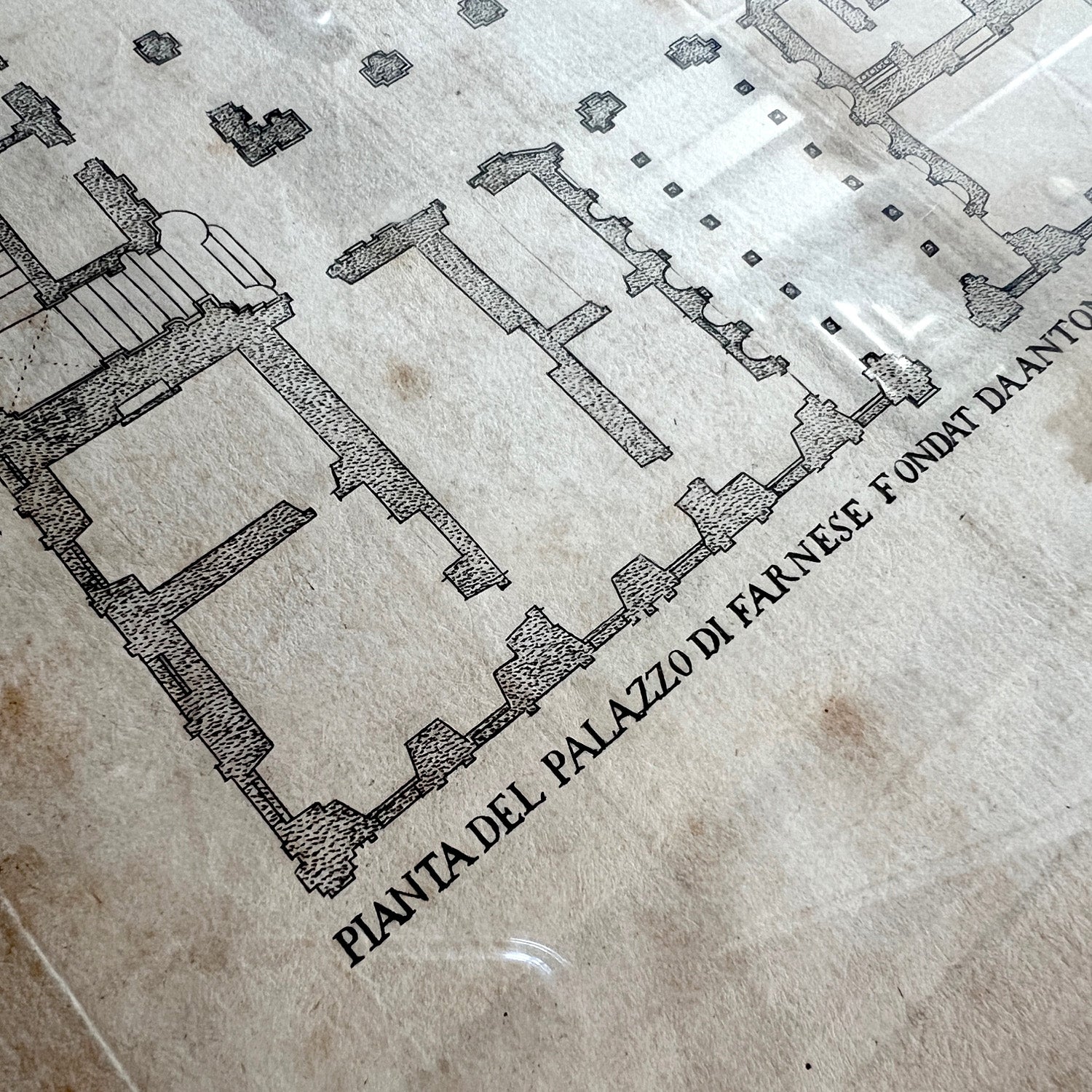 PALAZZO DI FARNESE ENGRAVING