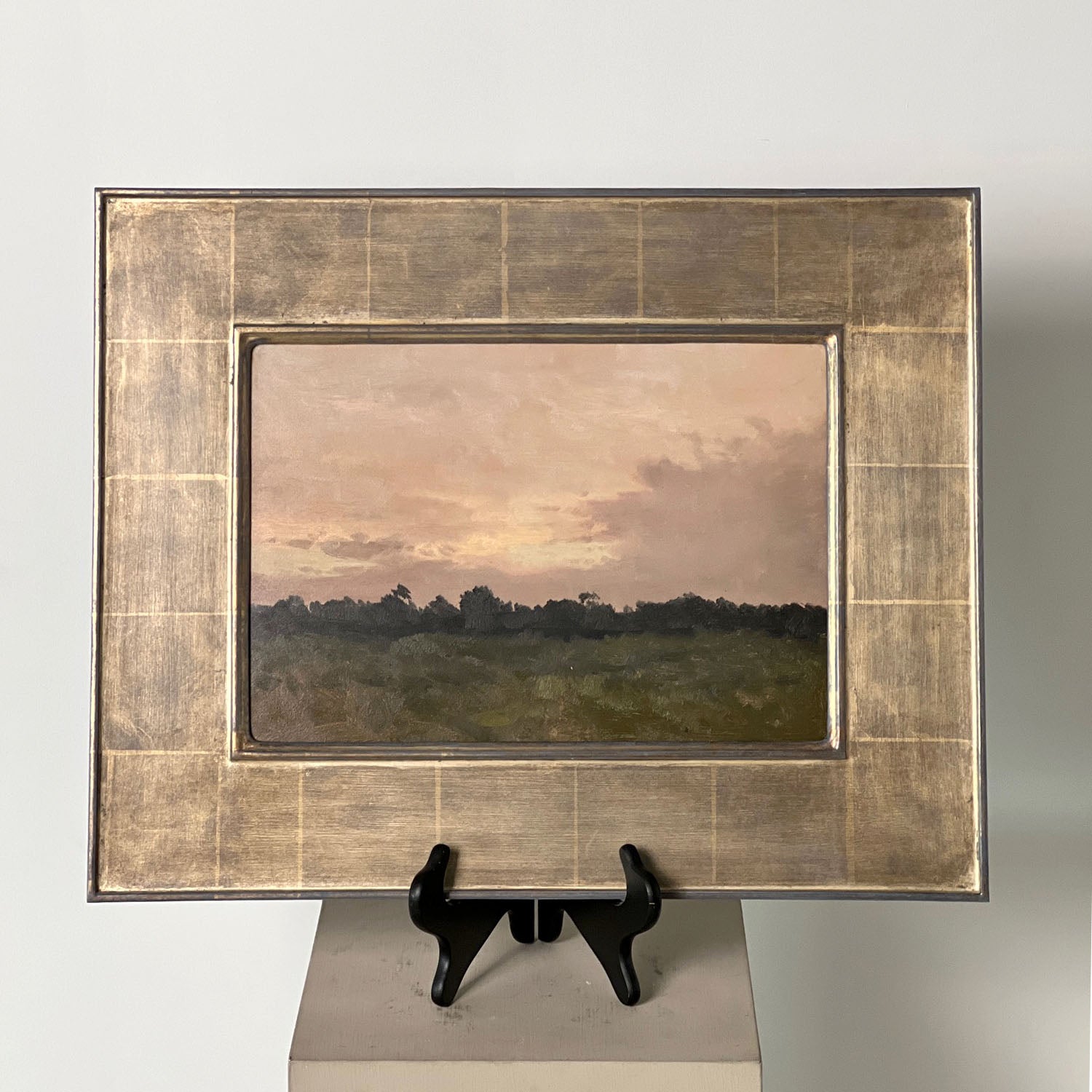 LOCKWOOD de FOREST OIL SKETCH - SUNSET OVER FIELD