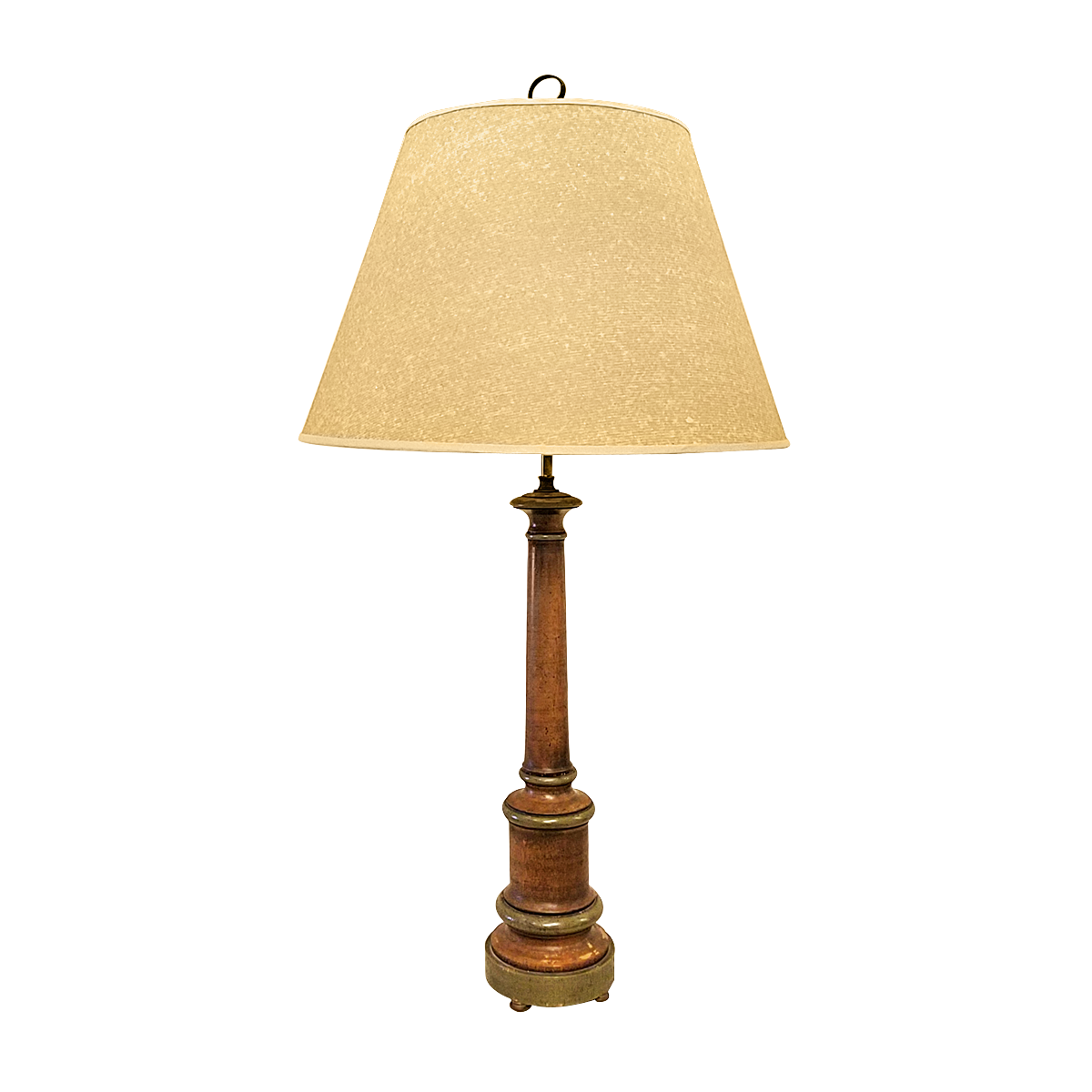 NEOCLASSICAL STYLE TURNED COLUMN LAMP