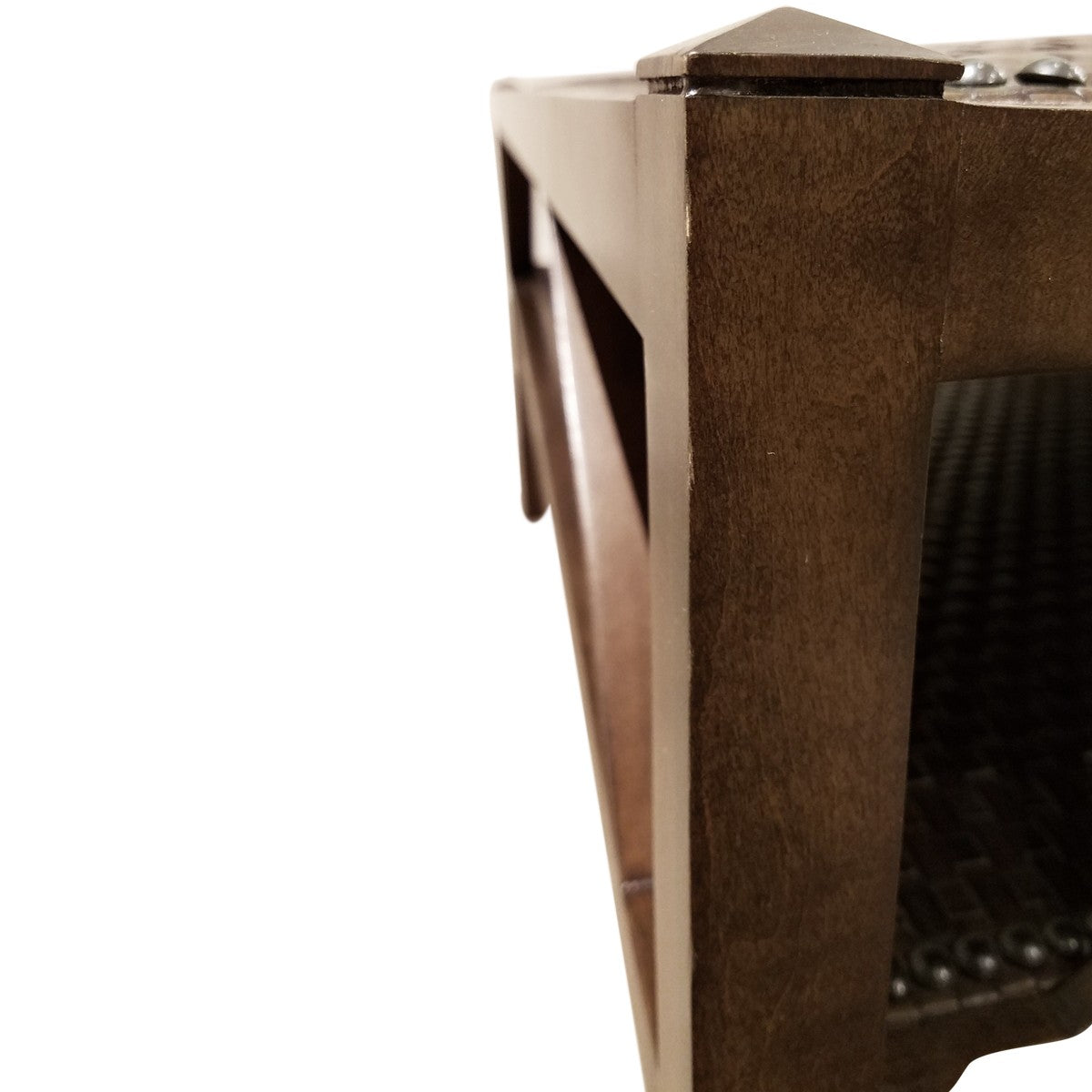 SQUARE DUPLEX LEATHER TABLE / OTTOMAN - SHOWROOM SAMPLE