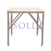 X' SIDE PULL-UP TABLE - SHOWROOM SAMPLE