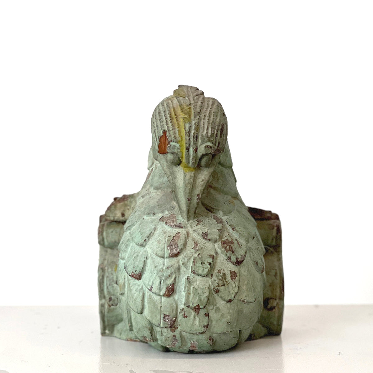 CONTINENTAL CARVED AND PAINTED WOOD BIRD