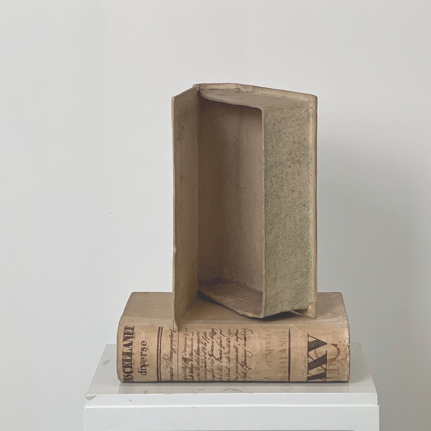 ITALIAN PAPER MACHE BOOK-KEEPING BOXES