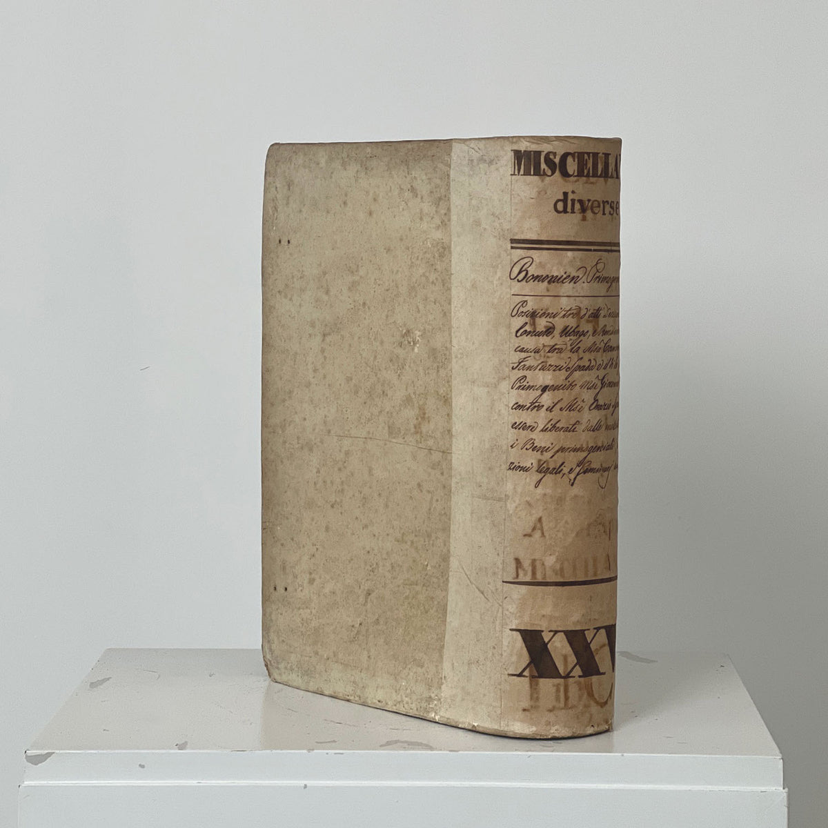 ITALIAN PAPER MACHE BOOK-KEEPING BOXES