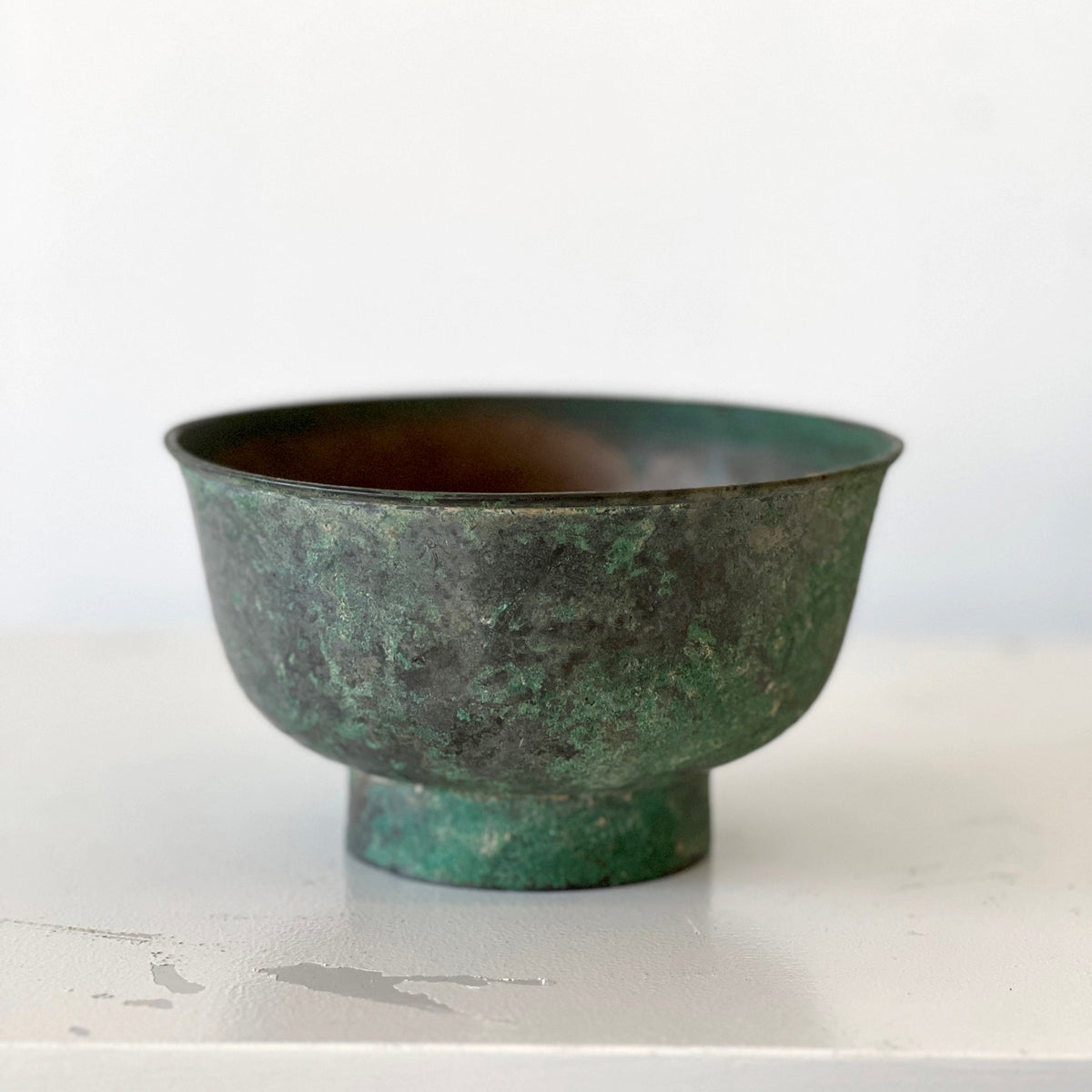 GORYEO DYNASTY BRONZE FOOTED BOWL