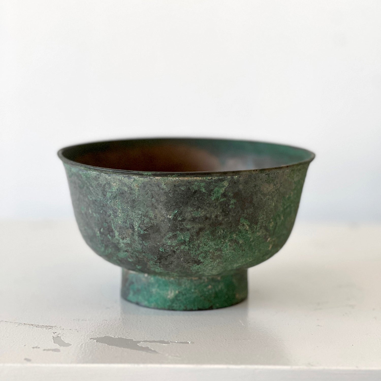 GORYEO DYNASTY BRONZE FOOTED BOWL