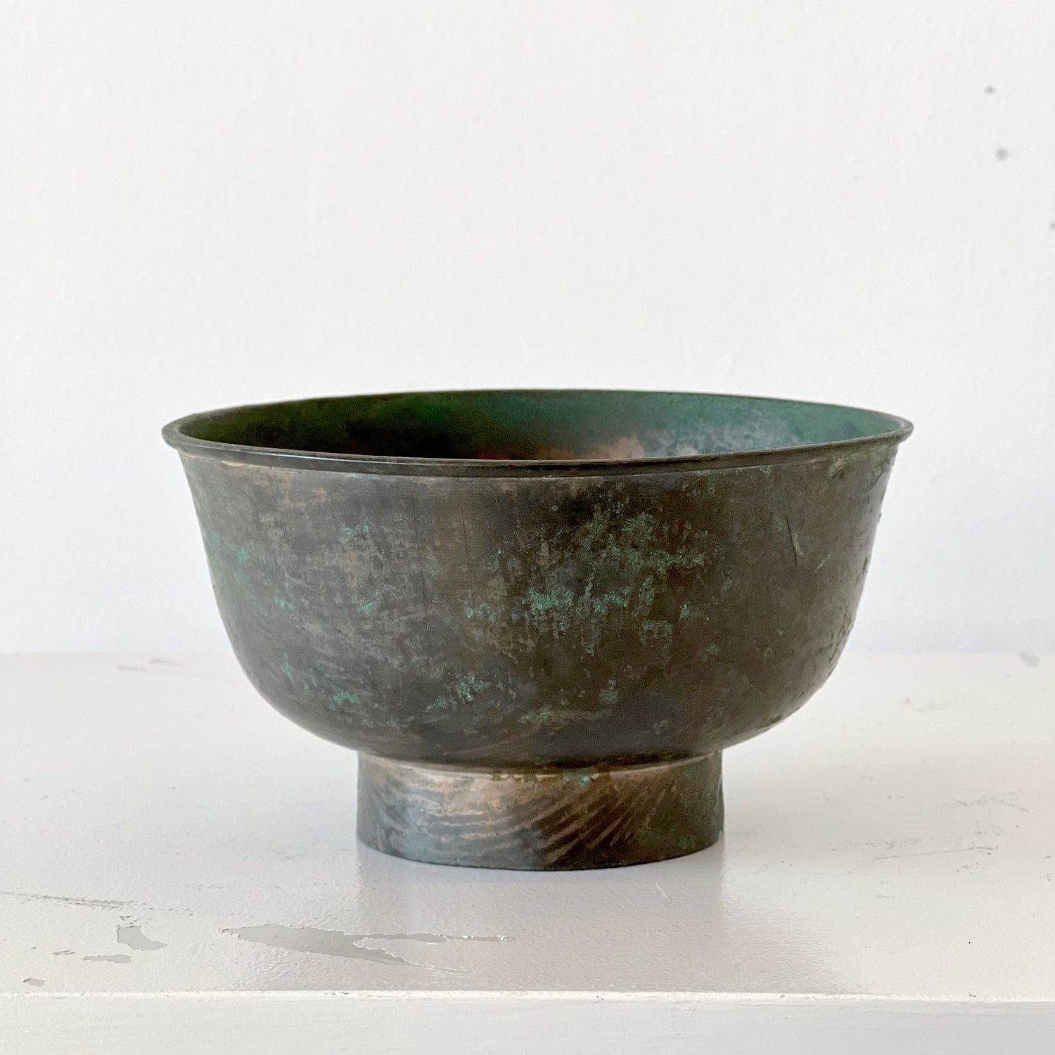 GORYEO DYNASTY BRONZE FOOTED BOWL