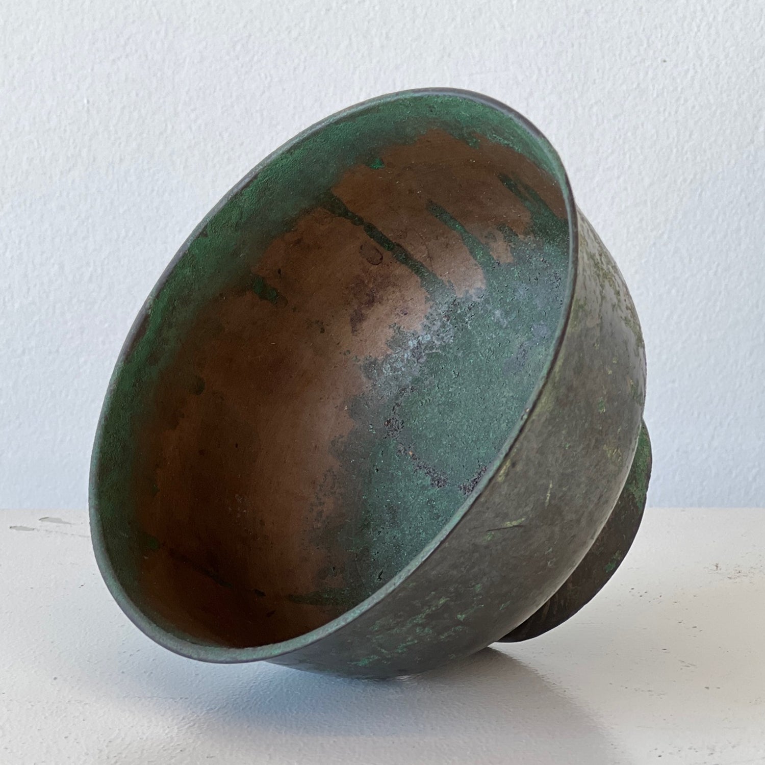 GORYEO DYNASTY BRONZE FOOTED BOWL