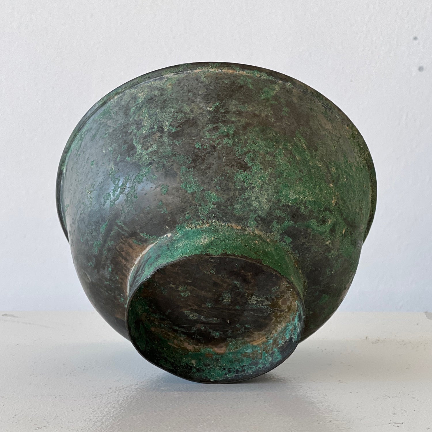 GORYEO DYNASTY BRONZE FOOTED BOWL