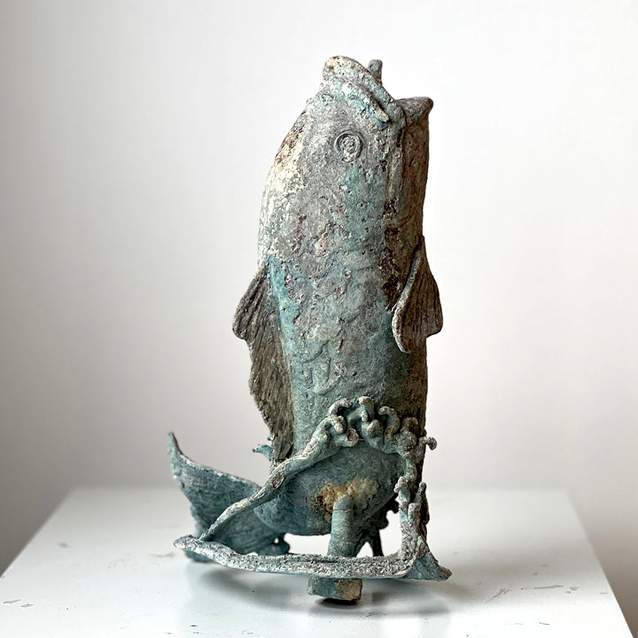 Bronze Leaping Fish Fountain
