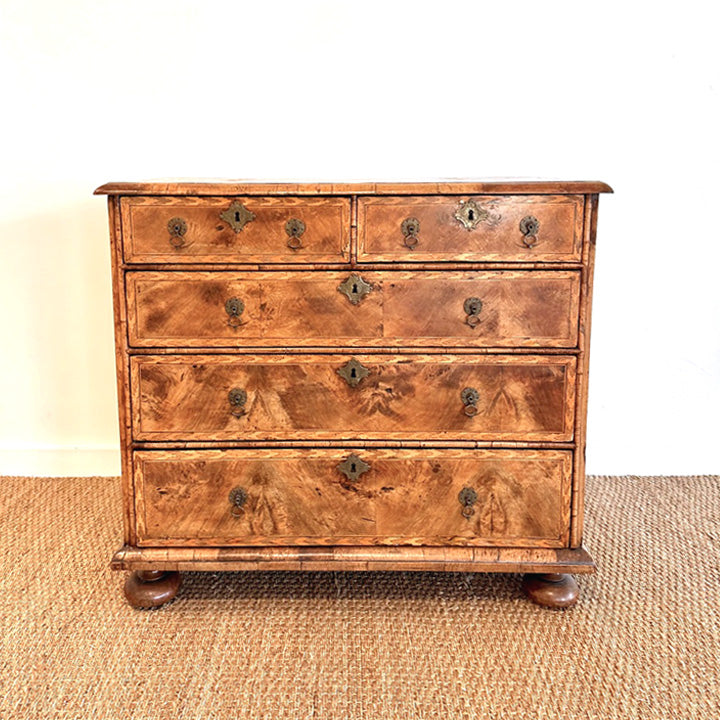 WILLIAM AND MARY WALNUT CHEST