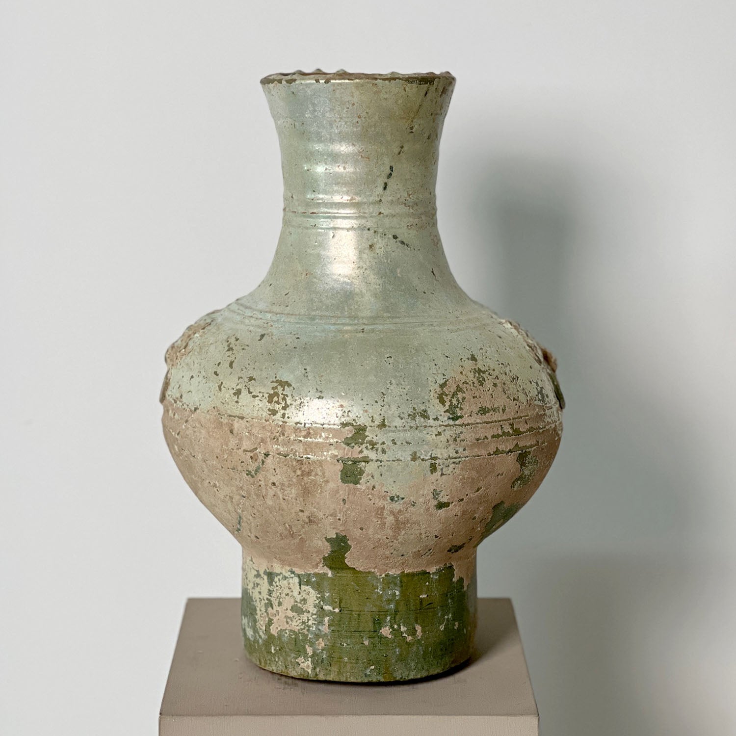 GLAZED TERRA COTTA JAR - HAN DYNASTY