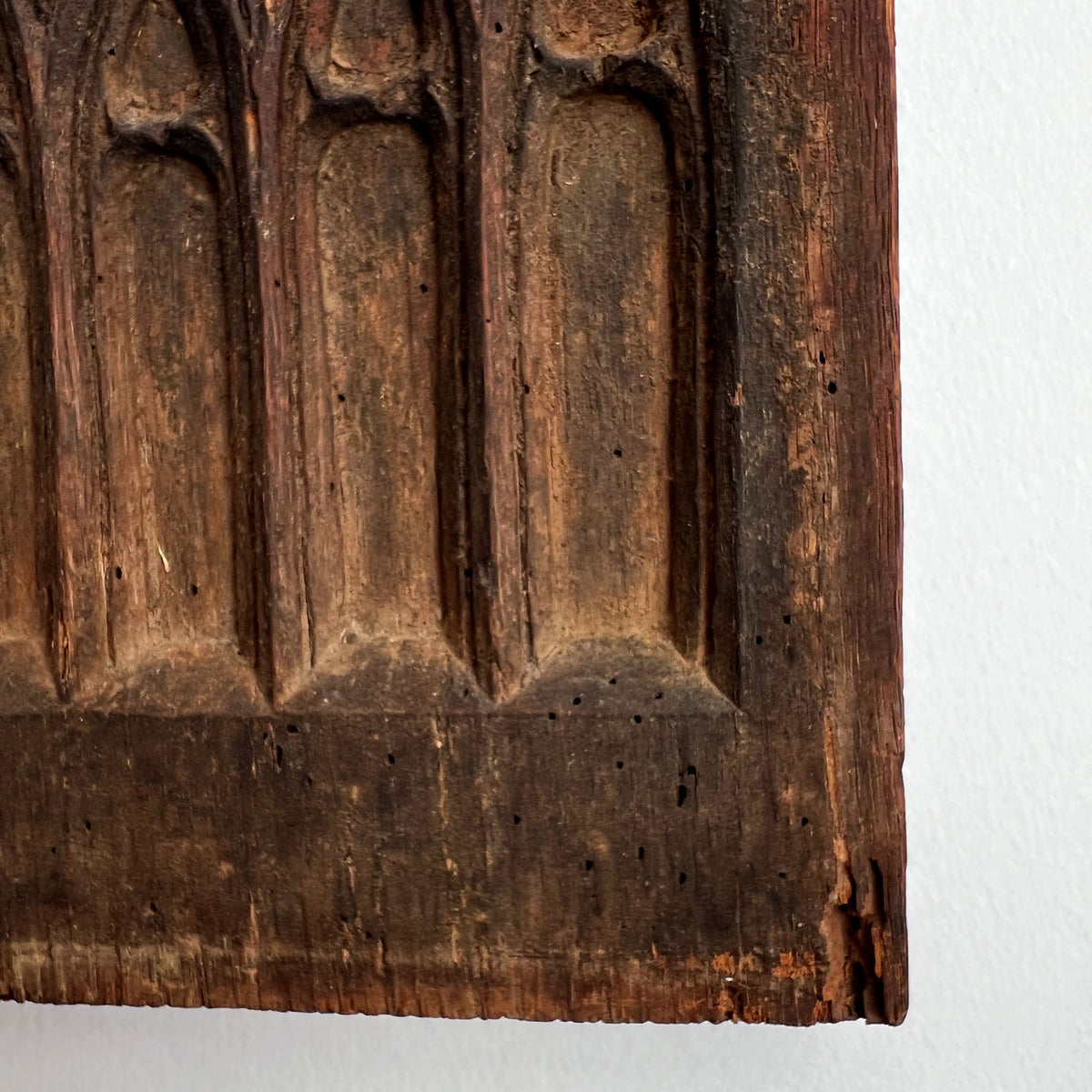 JACOBEAN CARVED OAK PANEL