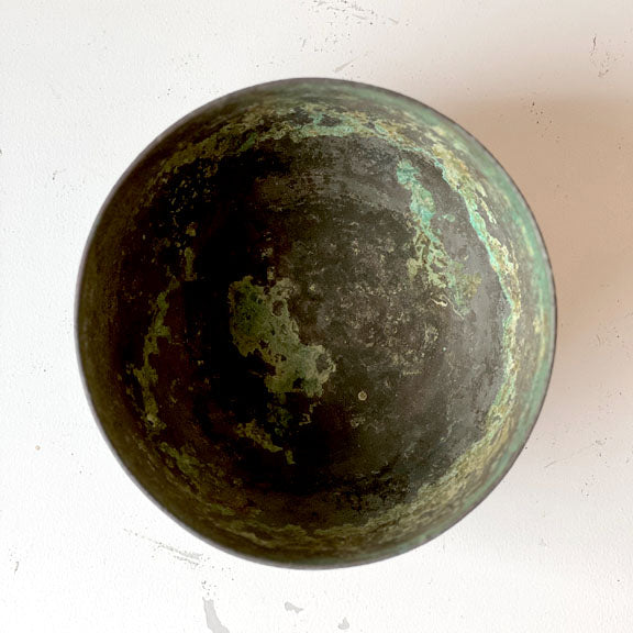 GORYEO DYNASTY BRONZE FOOTED BOWL