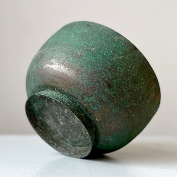 GORYEO DYNASTY BRONZE FOOTED BOWL