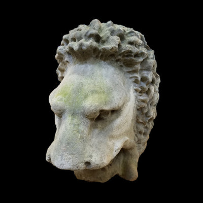 STONE LION BUST