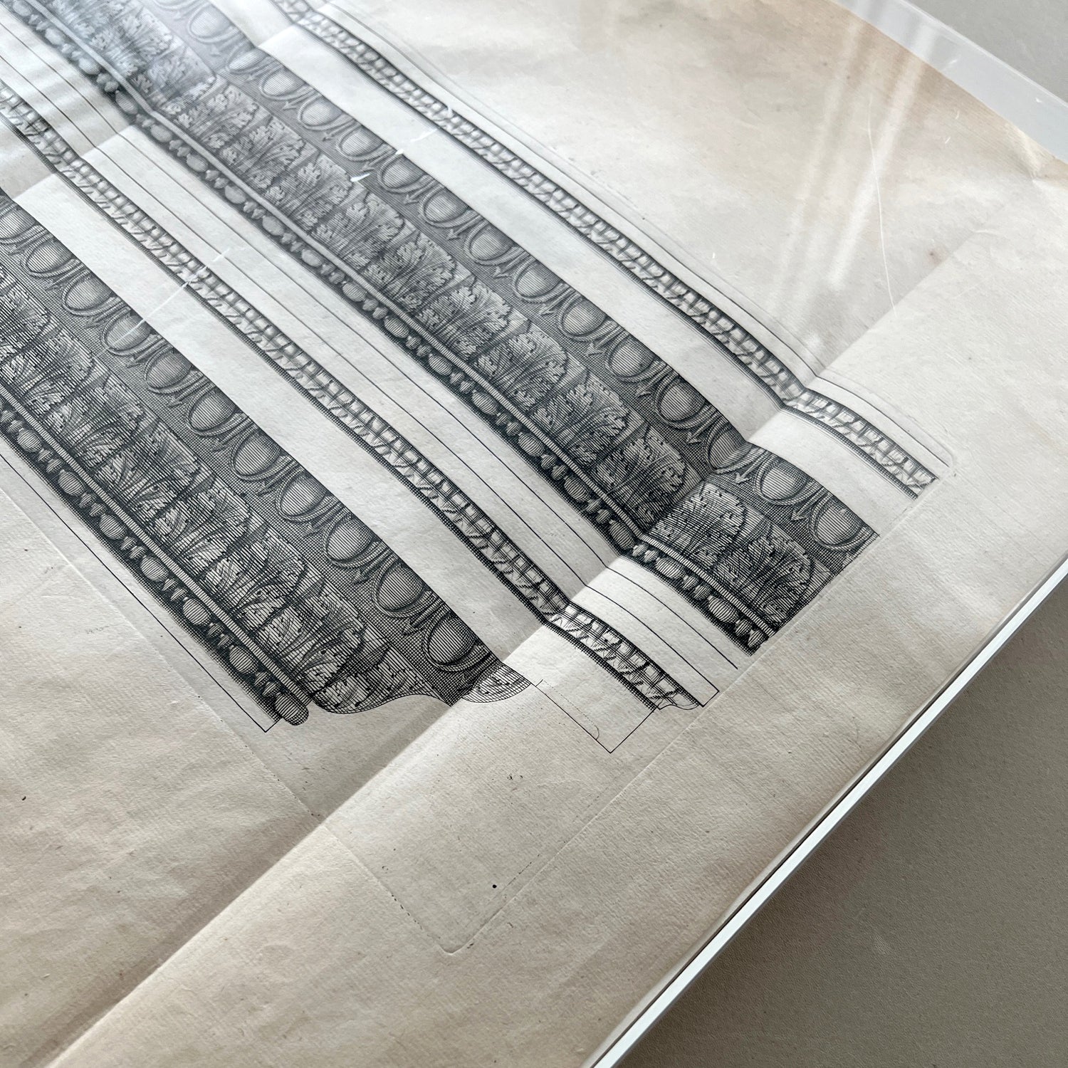 FLORAL CORNICE ENGRAVING