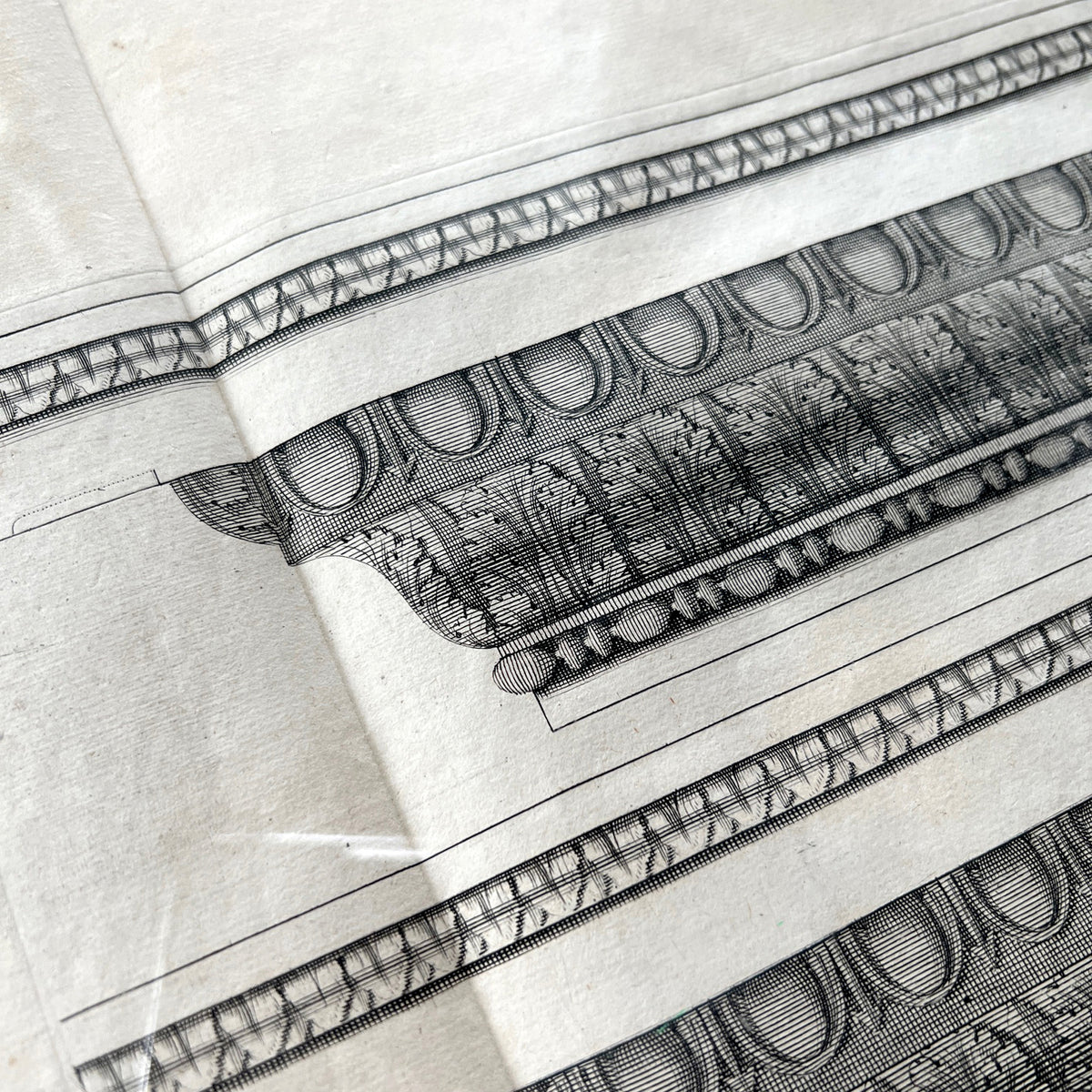 FLORAL CORNICE ENGRAVING