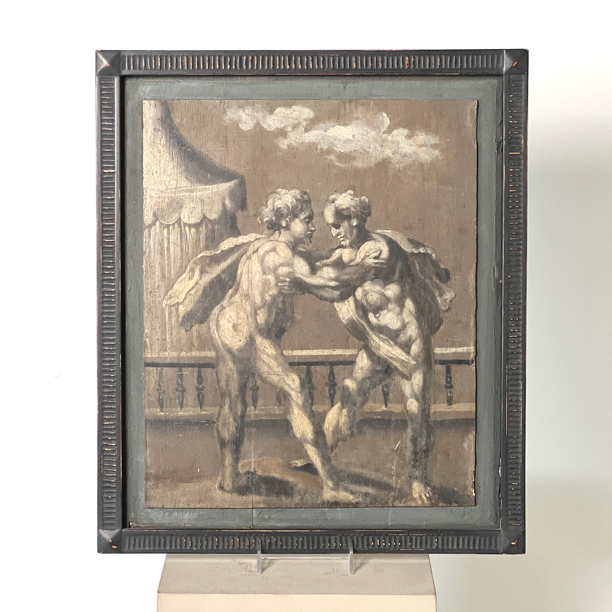 NETHERLANDISH SCHOOL, OIL PAINTINGS ON PANELS