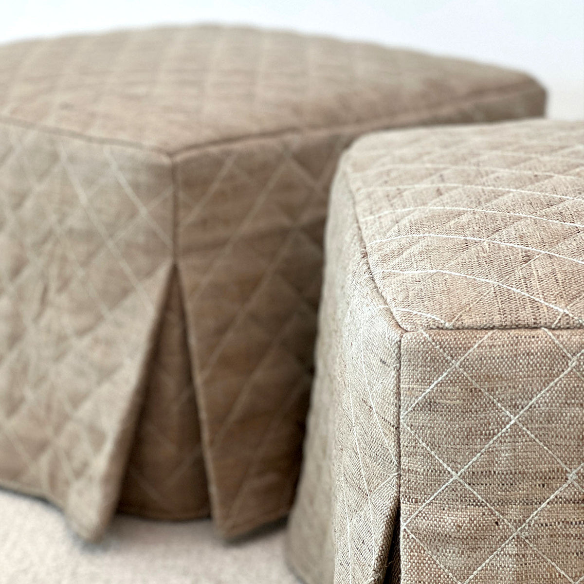 QUILTED OTTOMAN - RTS