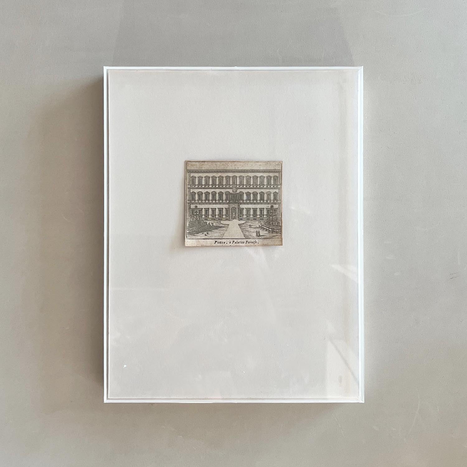 PIAZZA E PALAZZO FARNESE RENDERING