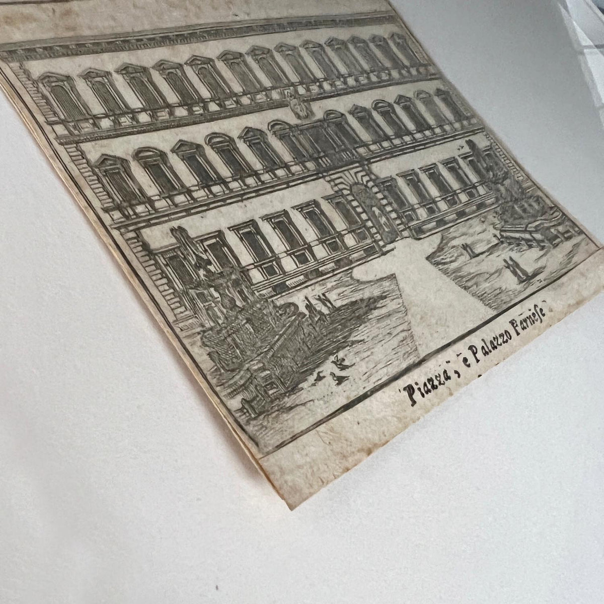 PIAZZA E PALAZZO FARNESE RENDERING