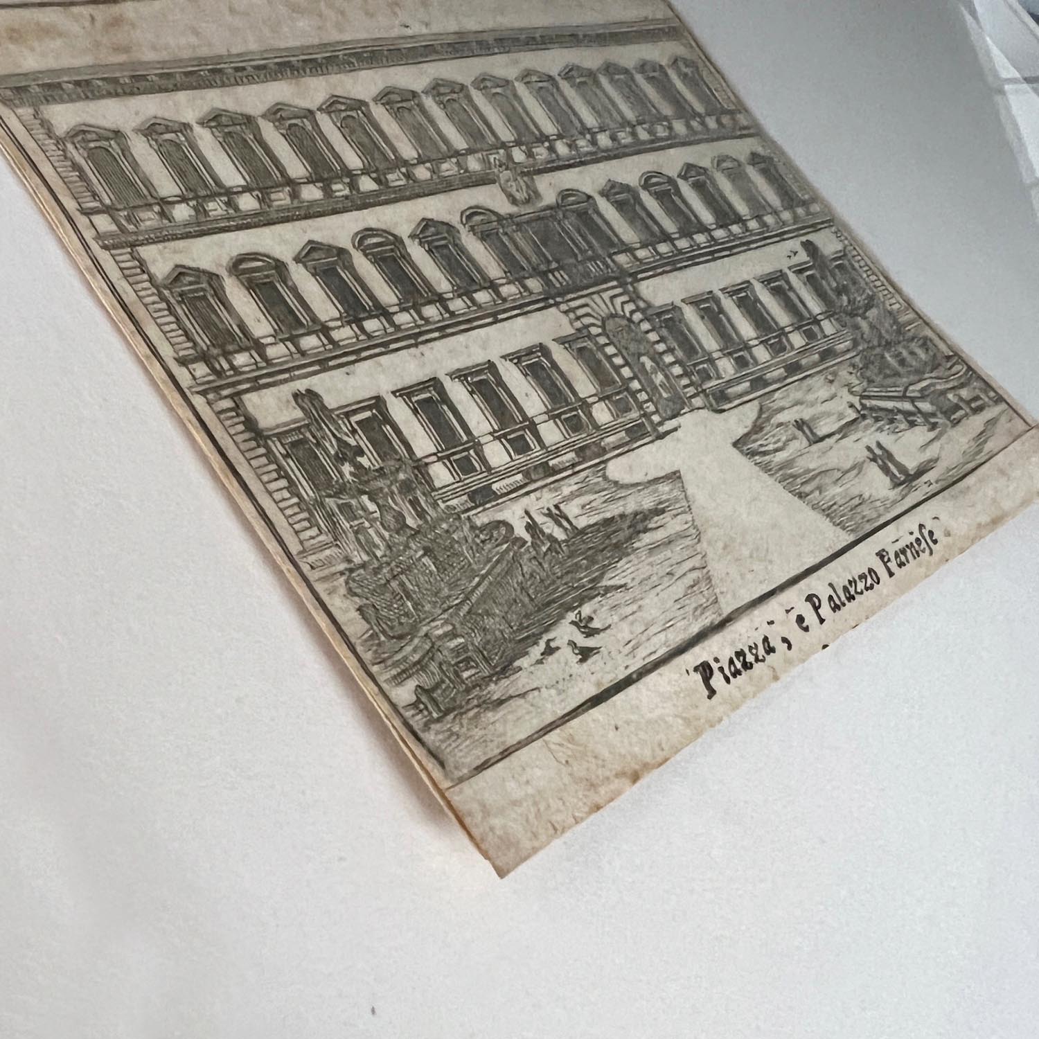 PIAZZA E PALAZZO FARNESE RENDERING