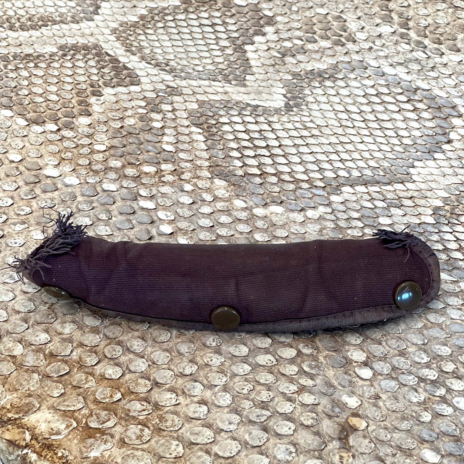 HEMINGWAY ERA SNAKESKIN SUITCASE