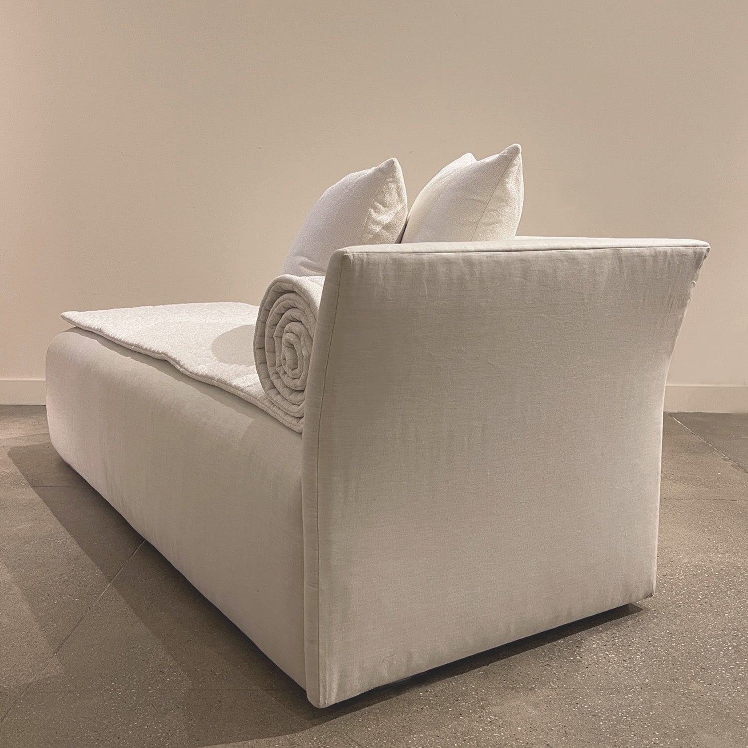 Studded chaise lounge deals