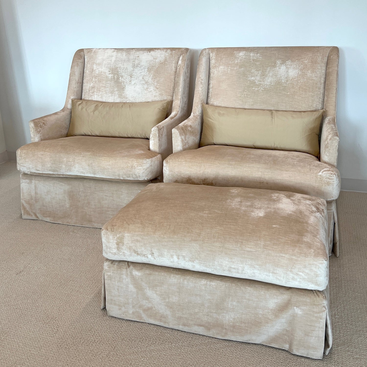 TEJAS CHAIR (PAIR) & OTTOMAN™ - SHOWROOM SAMPLE