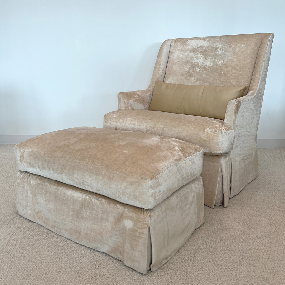 TEJAS CHAIR (PAIR) & OTTOMAN™ - SHOWROOM SAMPLE