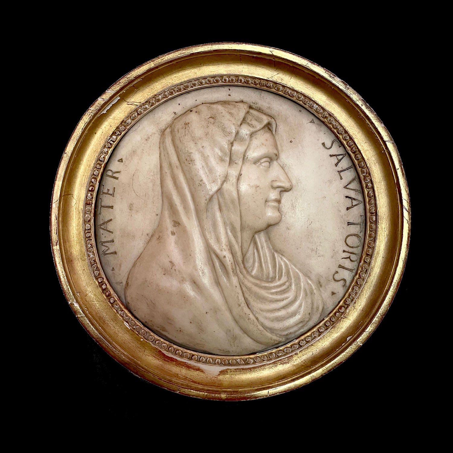 MARBLE BAS-RELIEF (MARY)