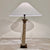 WODDEN PILLAR LAMP