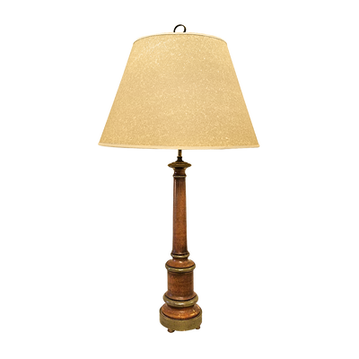 NEOCLASSICAL STYLE TURNED COLUMN LAMP