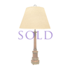 NEOCLASSICAL STYLE TURNED COLUMN LAMP