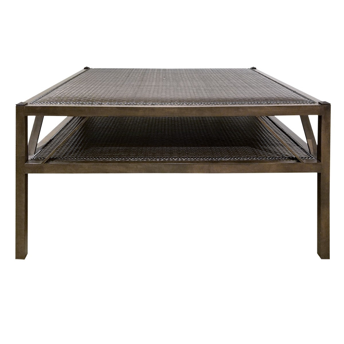 SQUARE DUPLEX LEATHER TABLE / OTTOMAN - SHOWROOM SAMPLE