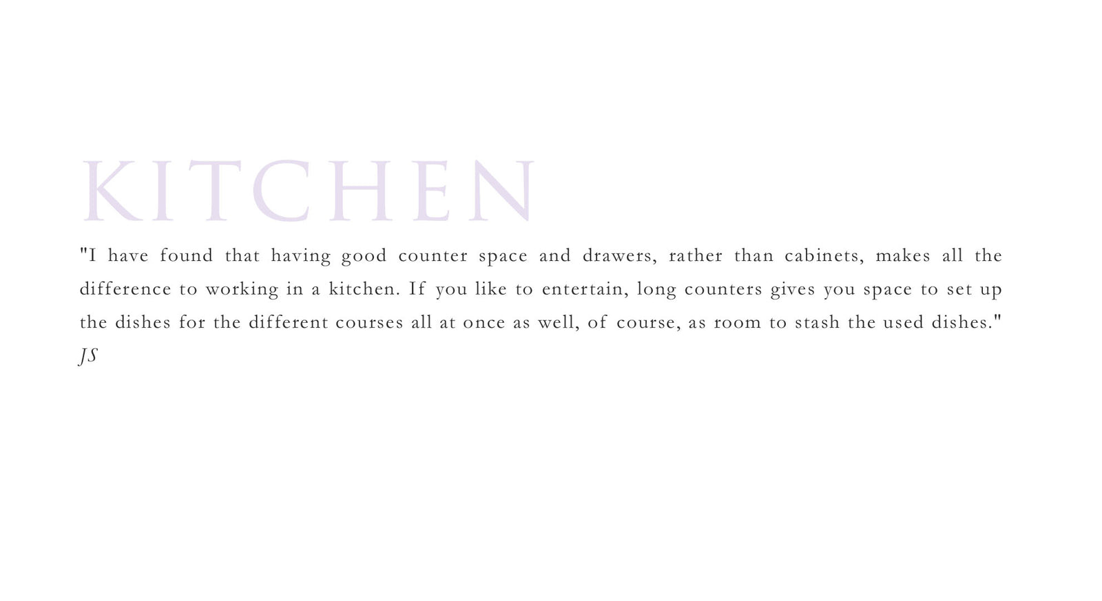Kitchens