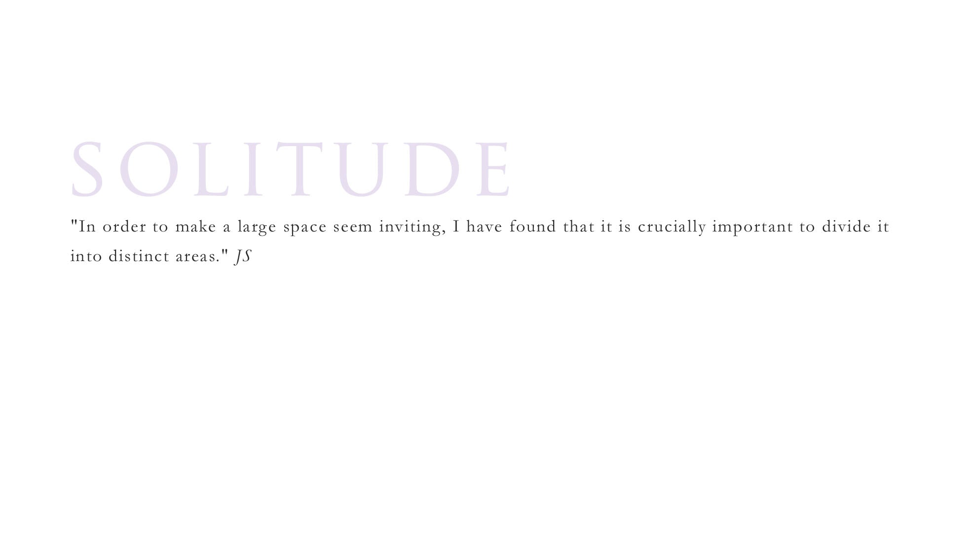 SOLITUDE