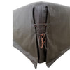 Shoelace Ottoman (leather) - Showroom Sample