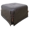 Shoelace Ottoman (leather) - Showroom Sample