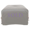 Shoelace Ottoman (leather) - Showroom Sample