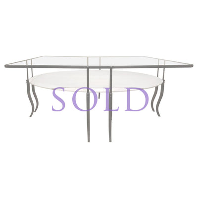 LARGE SQUARE & CIRCLE TABLE - SHOWROOM SAMPLE