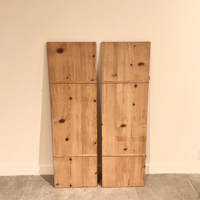 AMERICAN DEMILUNE PINE TABLES / DINING TABLE