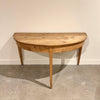 AMERICAN DEMILUNE PINE TABLES / DINING TABLE