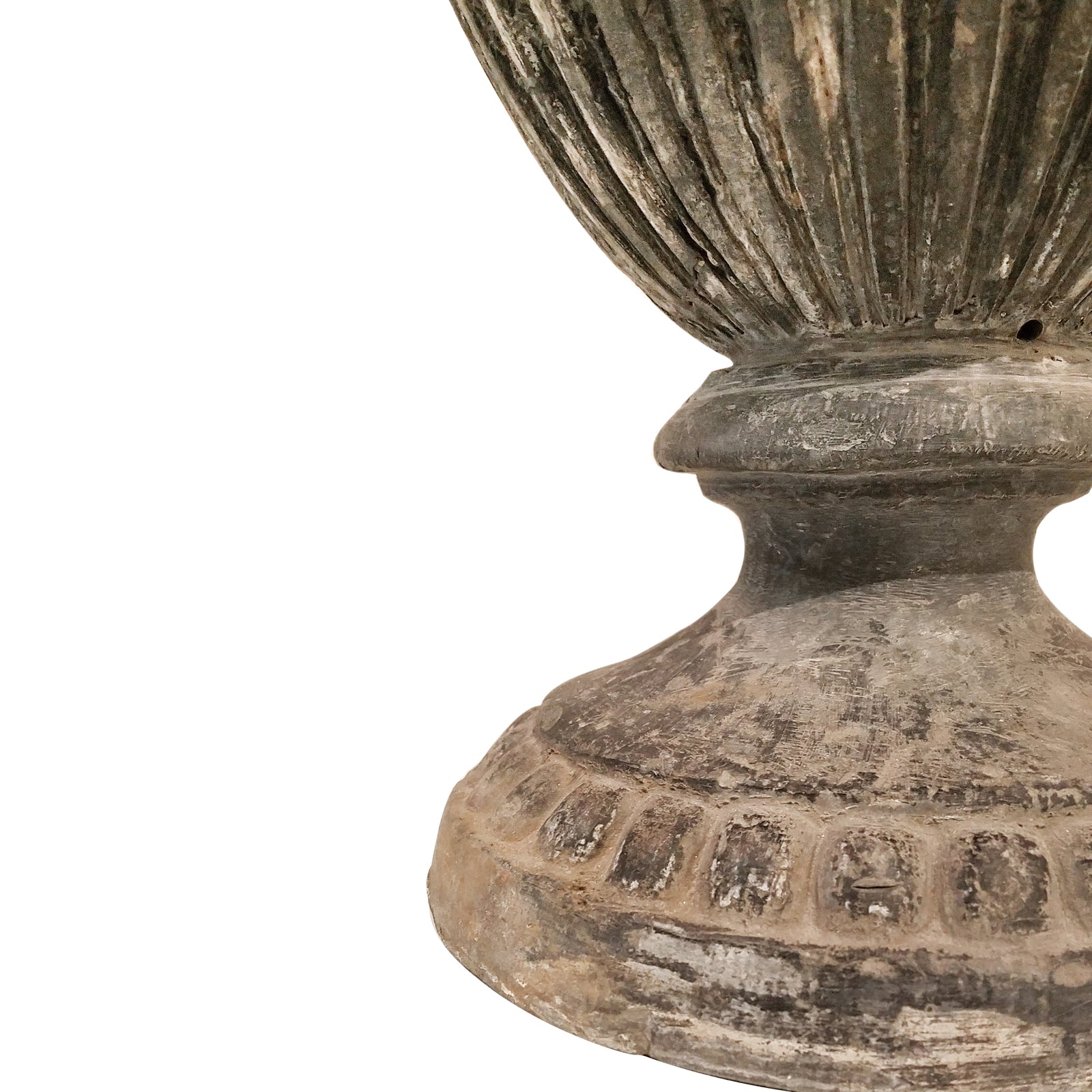 LEAD URNS IN ROBERT ADAM STYLE - 18TH CENTURY