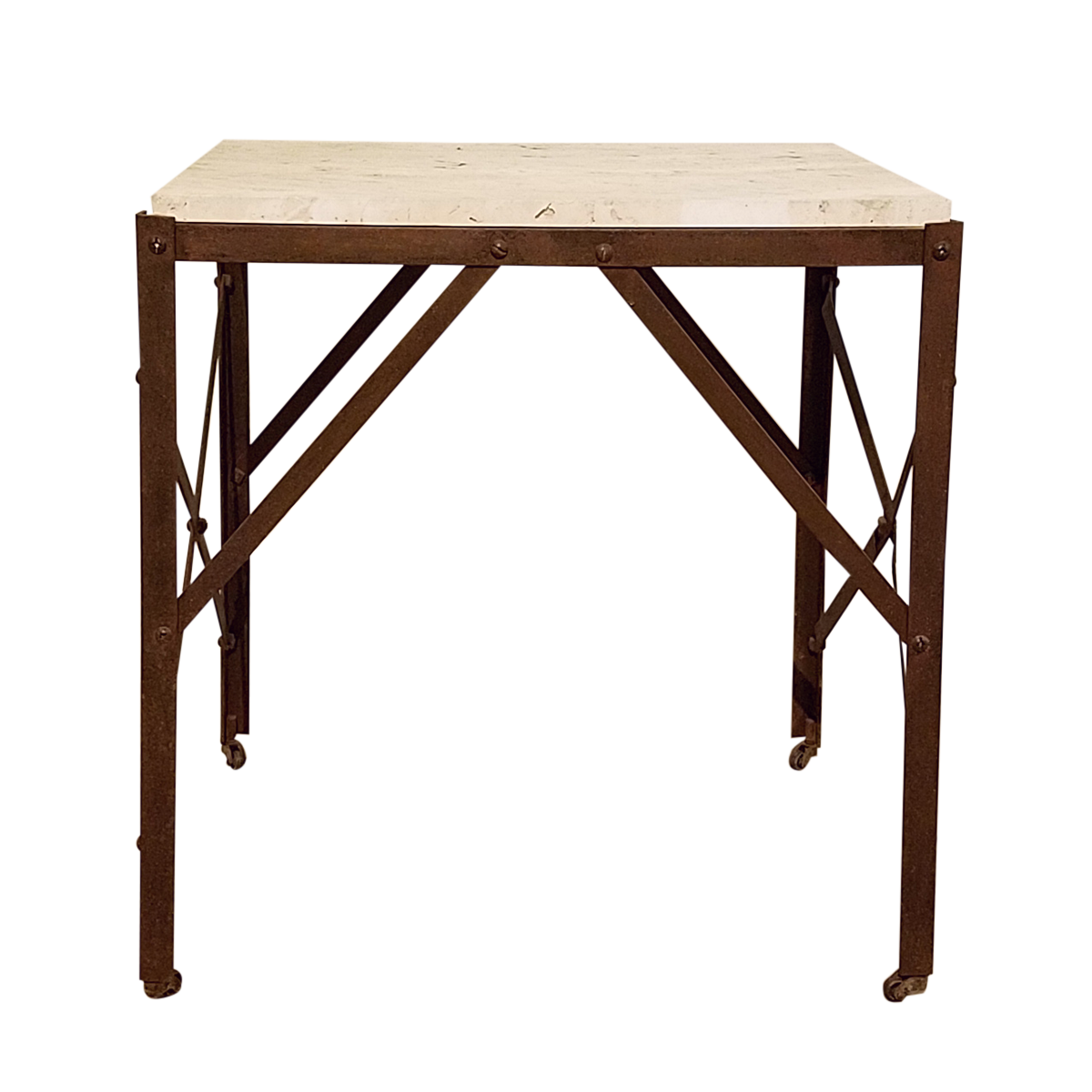 X' SIDE PULL-UP TABLE - SHOWROOM SAMPLE