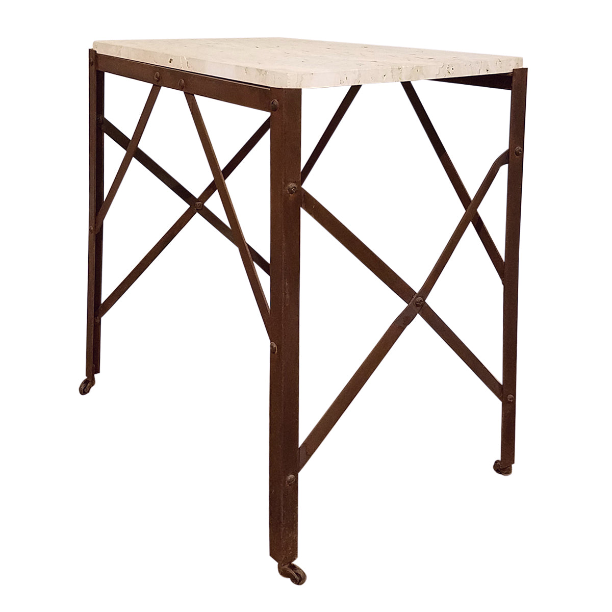 X' SIDE PULL-UP TABLE - SHOWROOM SAMPLE