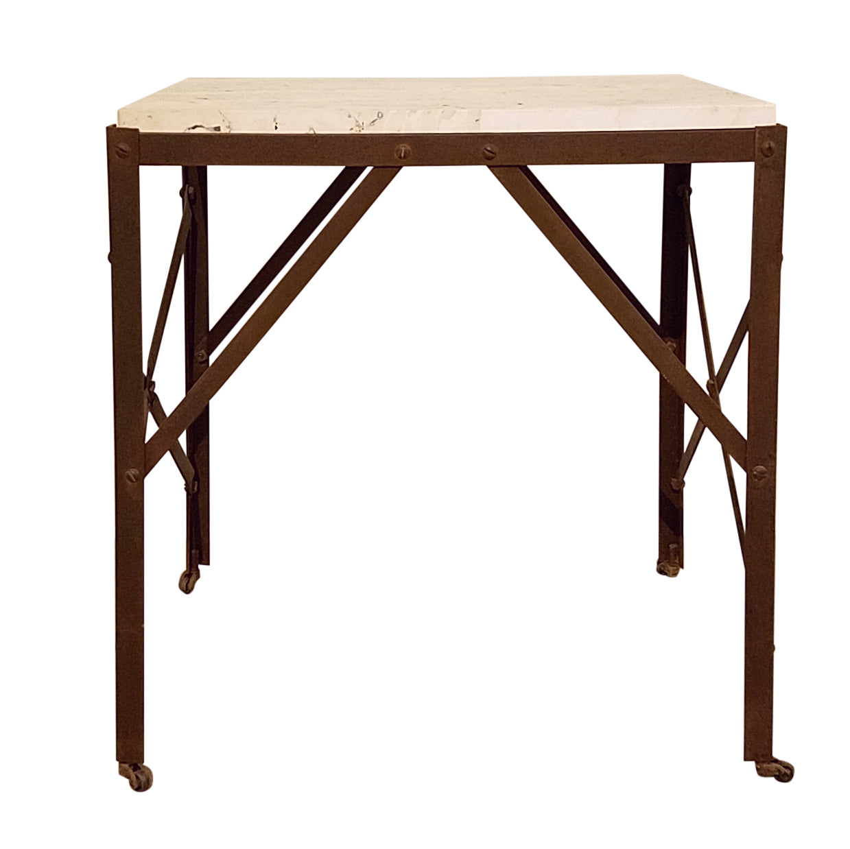 X' SIDE PULL-UP TABLE - SHOWROOM SAMPLE